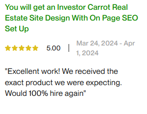 carrot website design